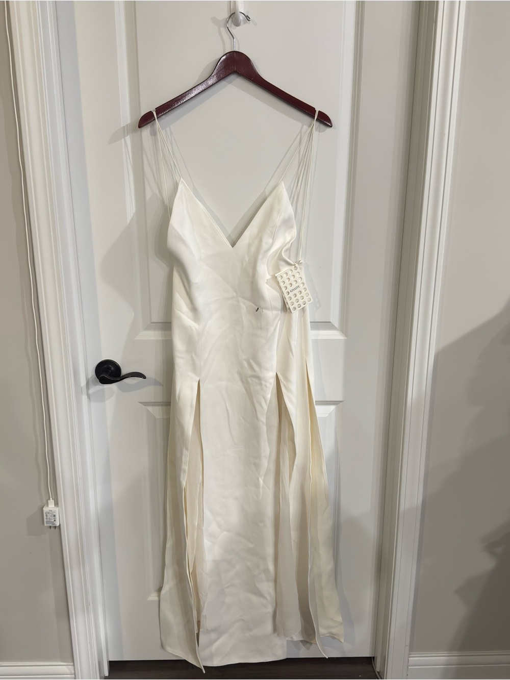KHAITE Nonya Open Back Maxi Dress in White - Picture 5 of 12